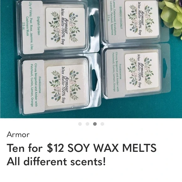 10 for $14!!!! 100% Soy Wax Melts/ Various Lovely Scents. - Picture 3 of 5